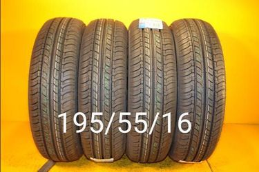 195/55/16 For Sale 4 New Tires We Service Motorcycle Tires