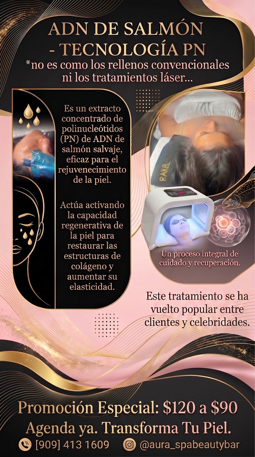 Facial adn de salmon