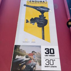 Minn Kota Endura 30 Brand New Trolling Motor 