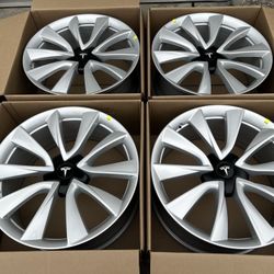 NEW 20” Original Tesla Model 3 Stiletto Sport Performance Wheels Rims Factory OEM