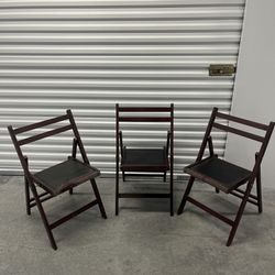 Wooden Folding Chairs (OBO)