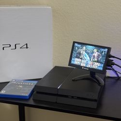 PS4 Console 2 Games and 1 Controller