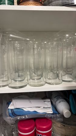 Clear Glass  Glasses Set