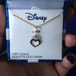 DISNEY Crown Heart Princess Chain