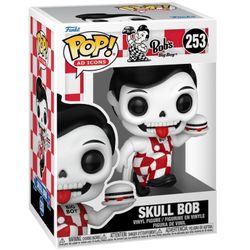 Skull Bob Funko Pop! 253 With Pop Protector NIB Bob's Big Boy 