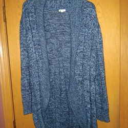 Women's Plus Size 2X,  Westport Blue Cardigan Sweater 