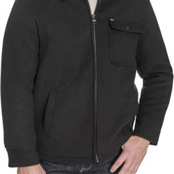 Tommy Hilfiger mens Wool Blend Jacket With Sherpa Collar