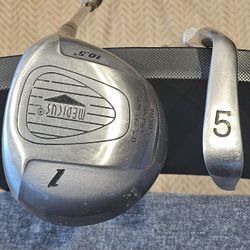 Medicus Swing Training Clubs Driver And 5 Iron Single and Double Hinge