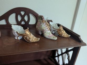 Vintage porcelain shoes