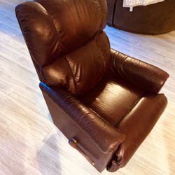 Genuine Leather La-Z-Boy Recliner
