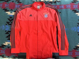 Adidas Bayern Munich 2015 Anthem Jacket Red Men Size M