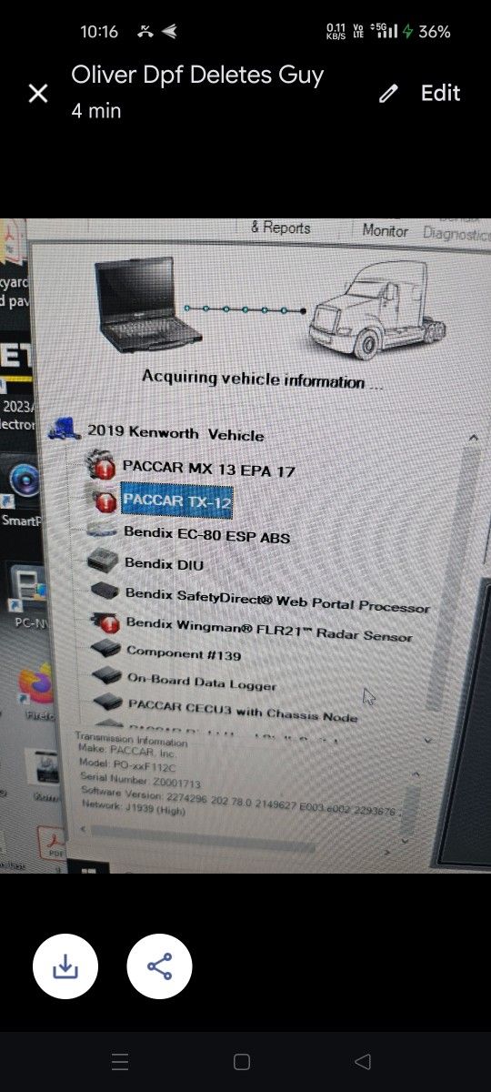 DIESEL TRUCK DIAGNOSTIC SOFTWARE