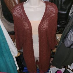 Small Rue 21 Maroon Cardigan 