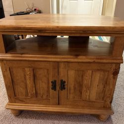 CRT TV Stand Fake Wood