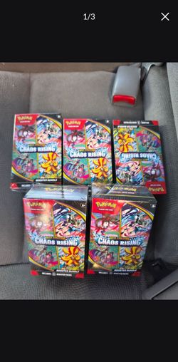Chaos Rising Booster Bundle x 7 Pokémon