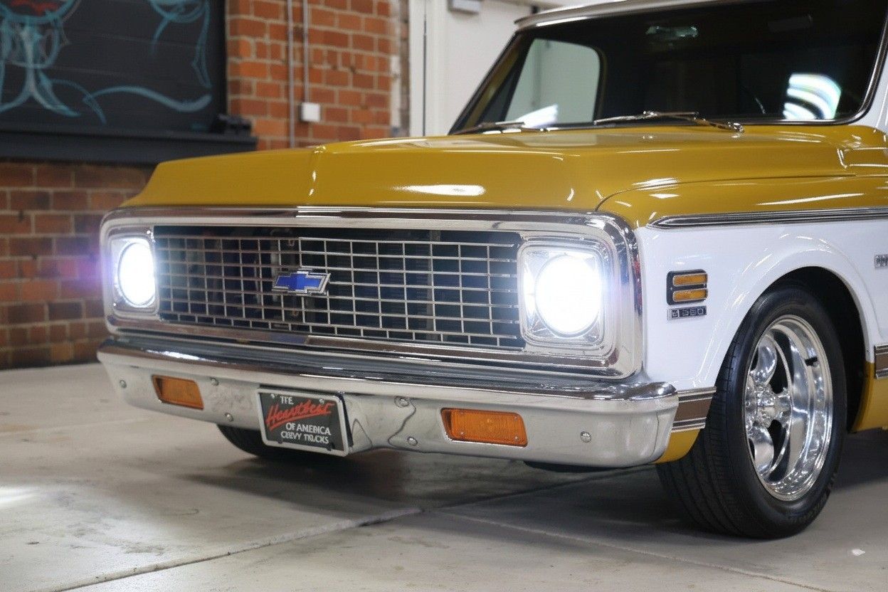 1962 To 1979 Chevy C10 Pickup Truck Glass LED Headlights
