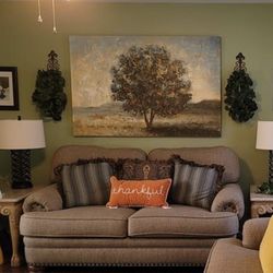 Love Seat With Pillows