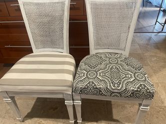 Vintage Cane Back Dining Chairs