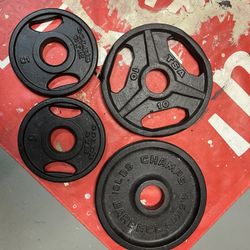 Assorted Barbell Weights 