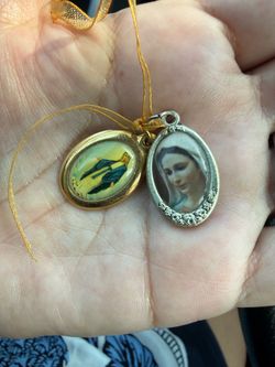 Two miraculous Mary medals