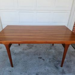 Vintage Mid Century Danish Teak Dining Table