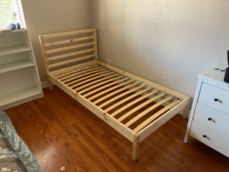 2 IKEA Tarva twin bed frames