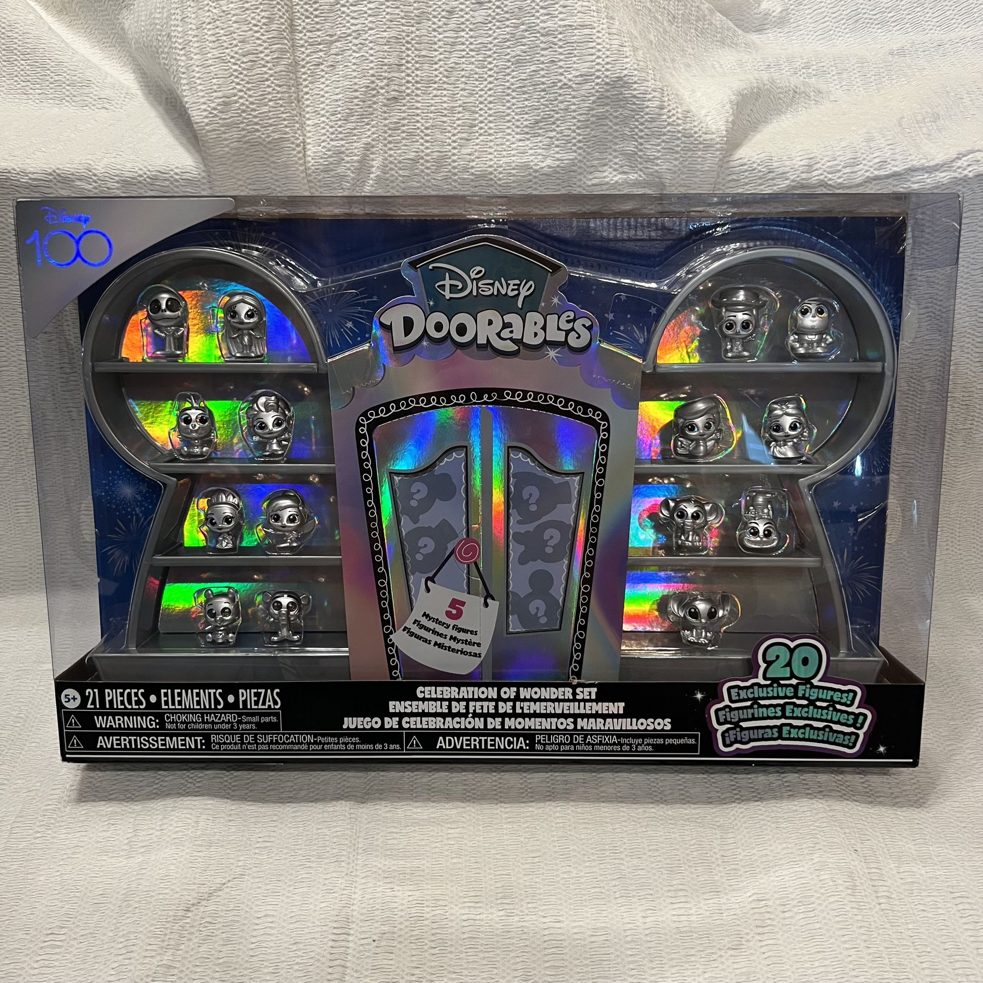 Disney Doorables Disney100 Celebration of Wonder Set, 21-piece Collectible Figure Set Toys