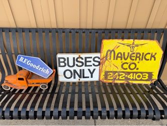Signs, toy, miscellaneous