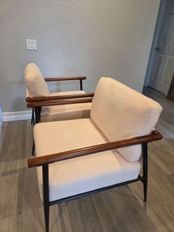 Set Of 2Pcs accent Chairs