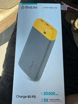 Biolite fast portable charger