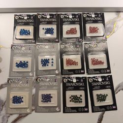 Swarovski Crystals Flat Back ($7 each)