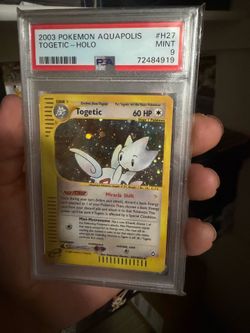 2003 Pokemon Aquapolis Togetic Holo PSA 9