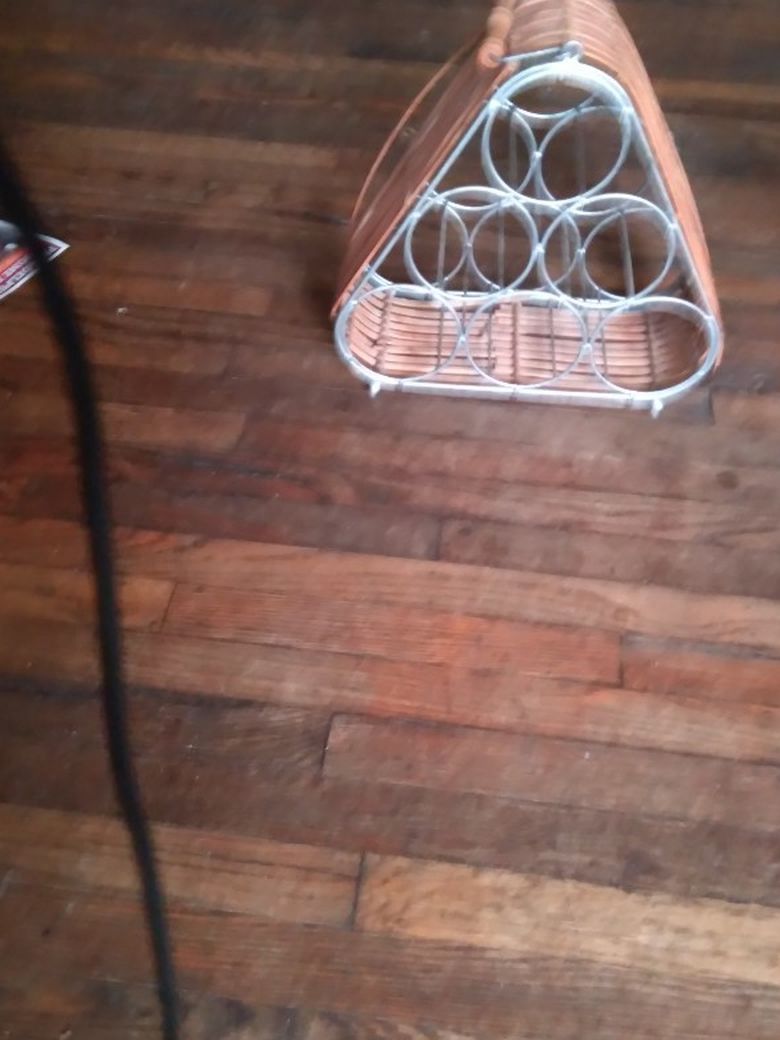 Wicker Wine Rack