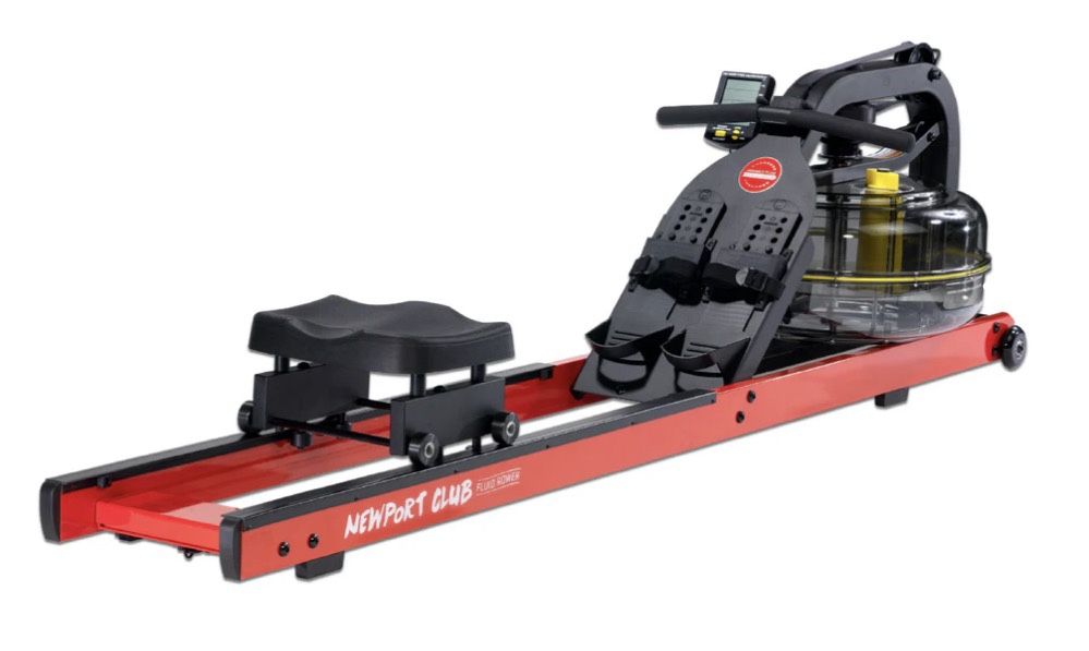 FIRST DEGREE FITNESS NEWPORT CLUB PLUS RED Water ROWING MACHINE