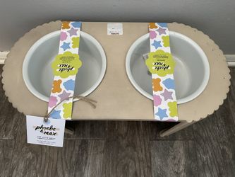 Dog Feeding Bowls. Phoebe & Max
