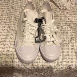 NoBo Bramd New Classic “Converse” Chucks Style White Shoes Sz10 