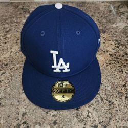New Era 59Fifty LA Dodgers Fitted Hat Size 8