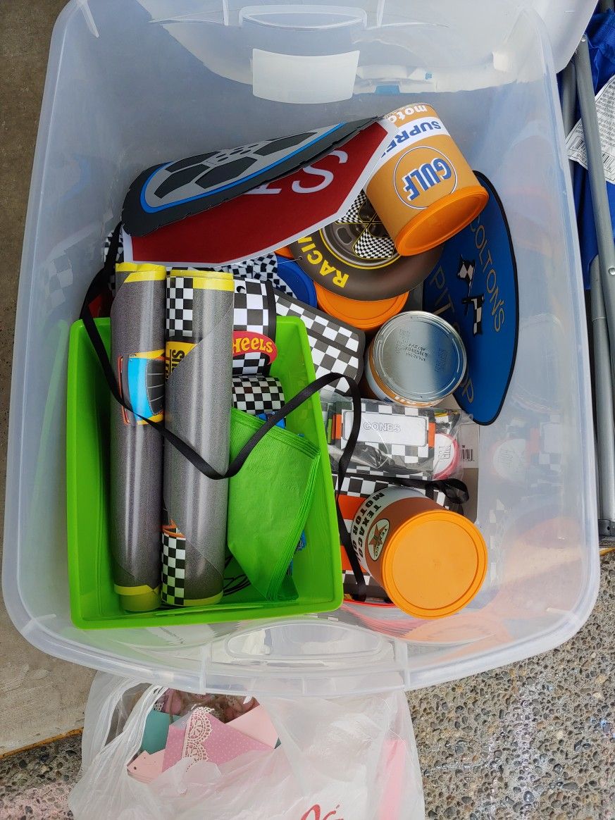 Hot Wheel Party Decor