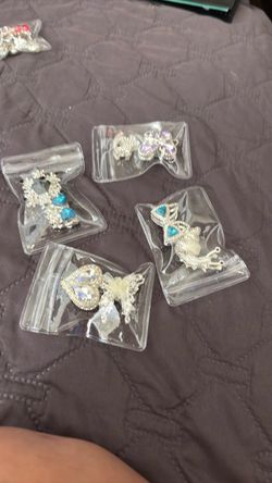 Crystal Rhinestone Jewelry Charms beads Set