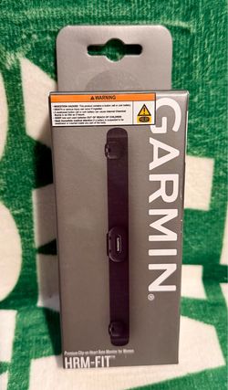 Garmin HRM-Fit Premium Clip On Heart Rate Monitor for Women New Factory Sealed