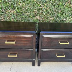 Pair of  Espresso Nightstands