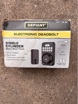 Deadbolt, Electronic