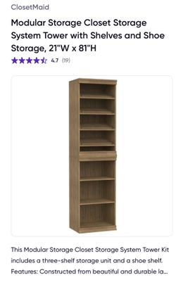 Storage closet- Brand new in box.