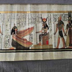 Eqyptian Pharaoh Papyrus Paper Art