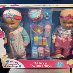 Baby Toy Deluxe Twin Dolls