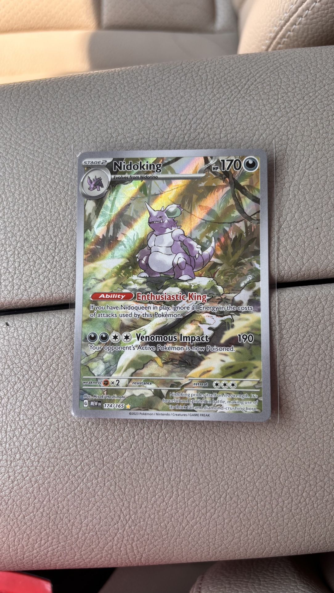 Nidoking #174 Pokemon Scarlet & Violet 151
