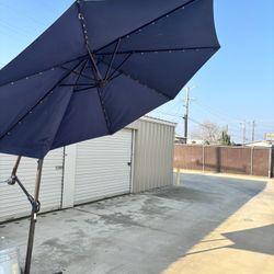 Large Solar Light Patio umbrella 