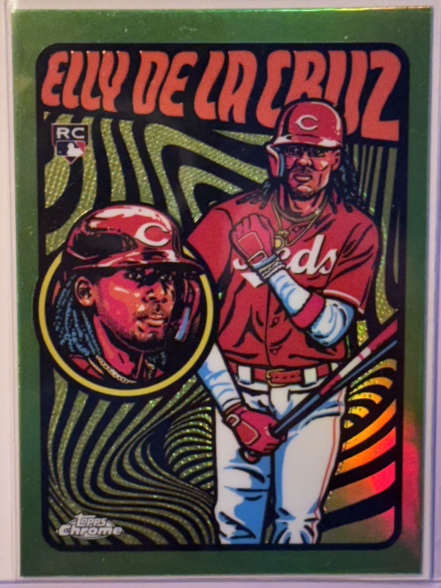 2024 Topps Chrome Ultra Violet SSP RC Elly De La Cruz