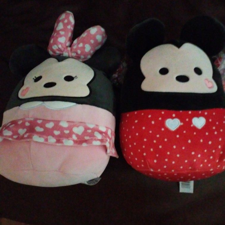 Squishmallows Mickey And Minnie Mouse 