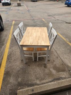 Dining table with 4 chairs